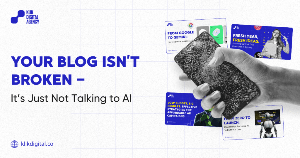 Your Blog Isn’t Broken – It’s Just Not Talking to AI